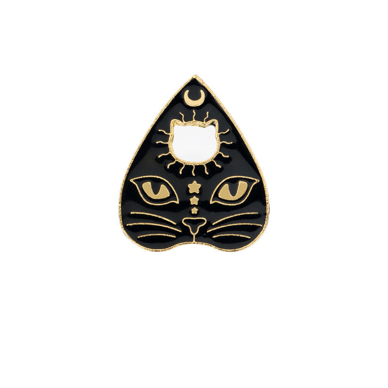 Owl cat cat paw brooch