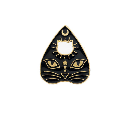 Owl cat cat paw brooch
